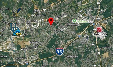 2860 Ogletown Rd, Newark, DE - Vue aérienne vue de carte