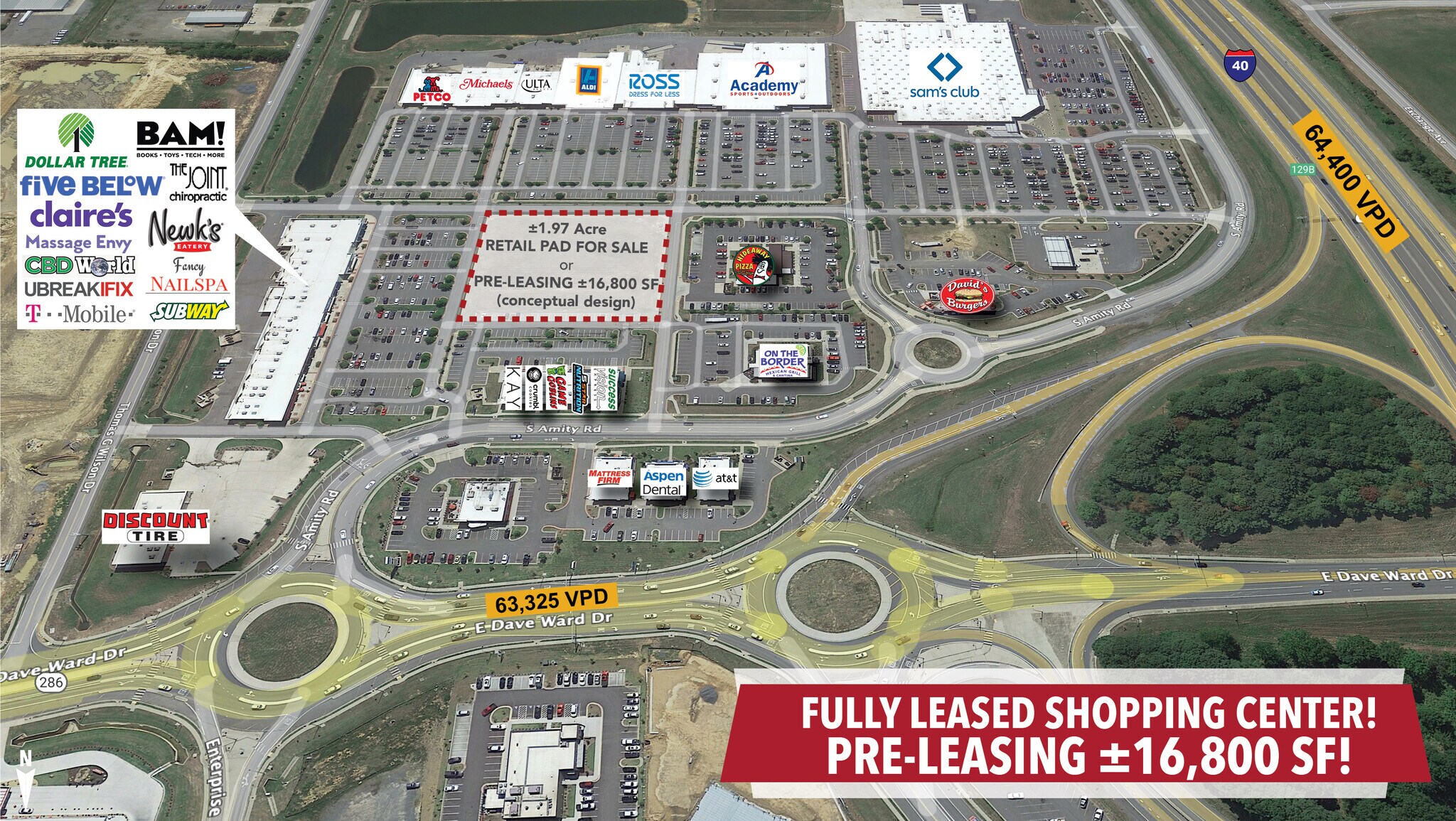 Interstate 40 & Dave Ward Dr, Conway, AR à vendre Photo de l’immeuble– Image 1 sur 11