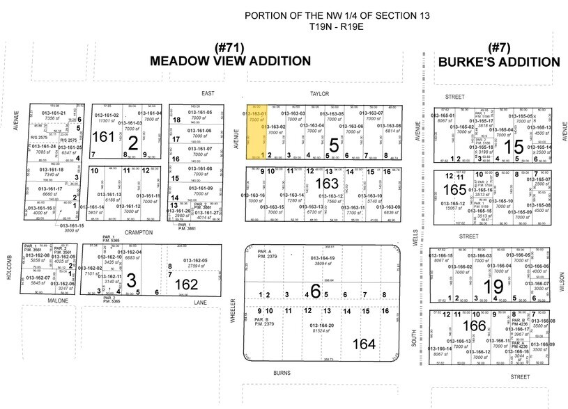 306 E Taylor St, Reno, NV à vendre - Plan cadastral – Image 2 sur 31