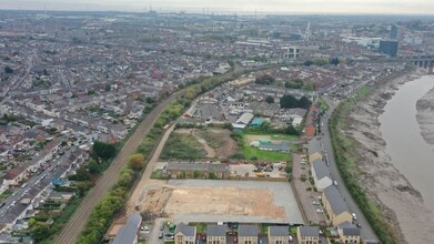 Herbert Rd, Newport, BGW - Vue aérienne vue de carte