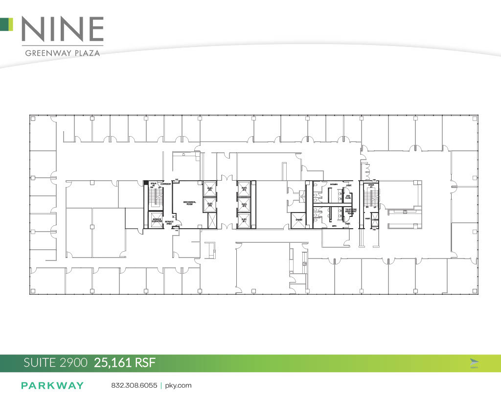 9 Greenway Plz, Houston, TX à louer Plan d’étage– Image 1 sur 1