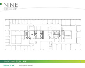9 Greenway Plz, Houston, TX à louer Plan d’étage– Image 1 sur 1