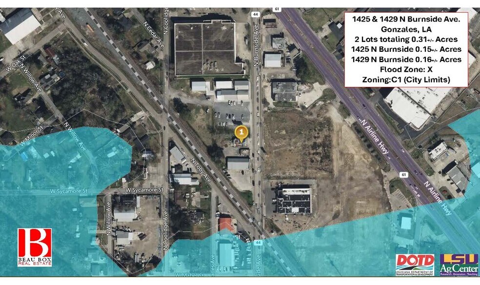 1425 - 1429 N Burnside Ave, Gonzales, LA à vendre - Photo de l’immeuble – Image 3 sur 4