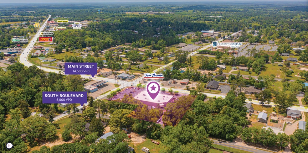 1037 Main St, Chipley, FL à vendre - Aérien – Image 3 sur 3