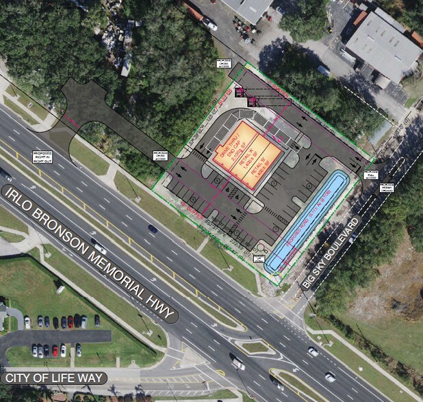 E Irlo Bronson Hwy, Kissimmee, FL à louer - Plan de site – Image 2 sur 3