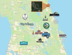 Belle Terre Pky, Palm Coast, FL - Vue aérienne vue de carte
