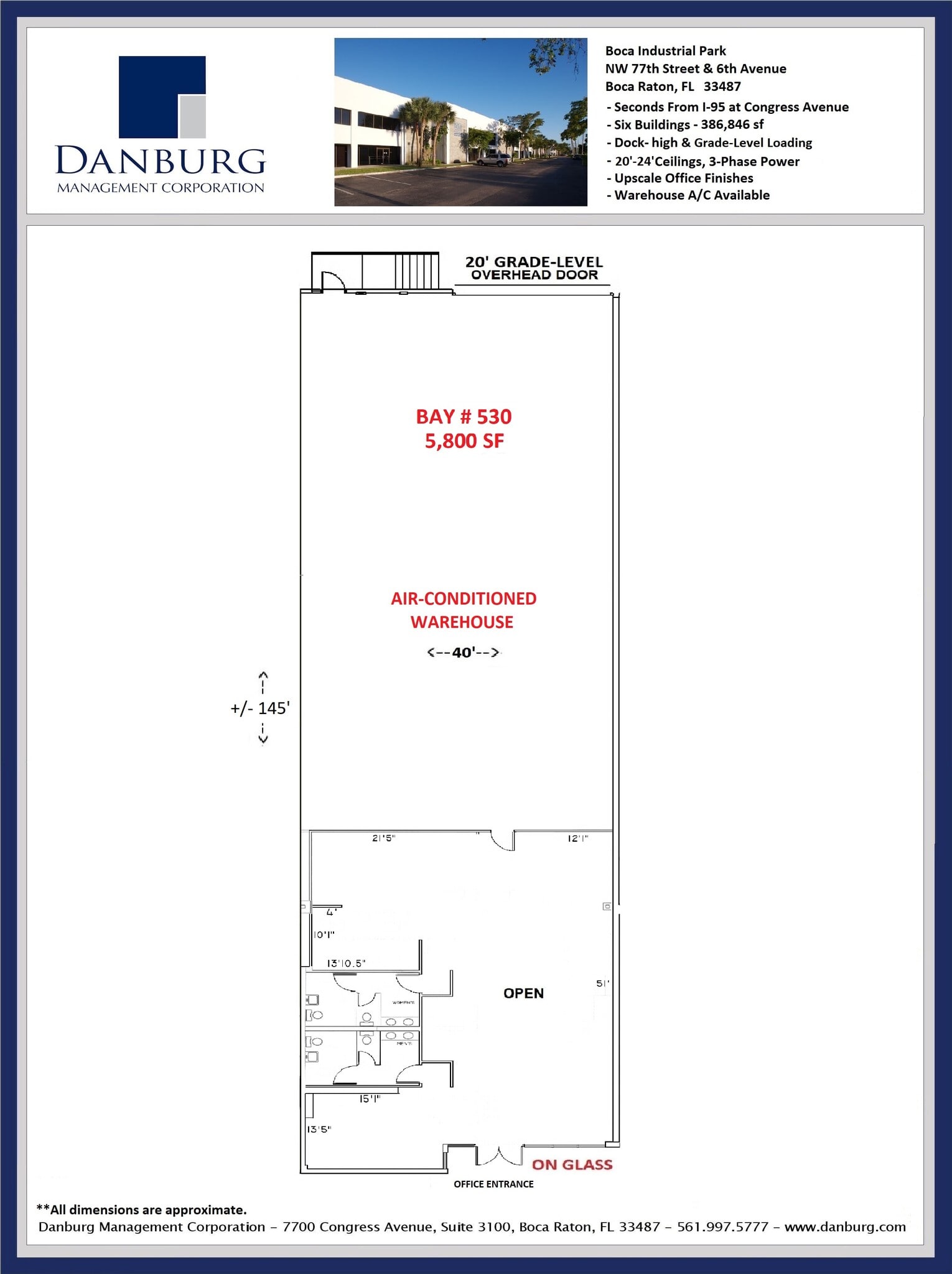 7640-7696 NW 6th Ave, Boca Raton, FL à louer Plan d’étage– Image 1 sur 1
