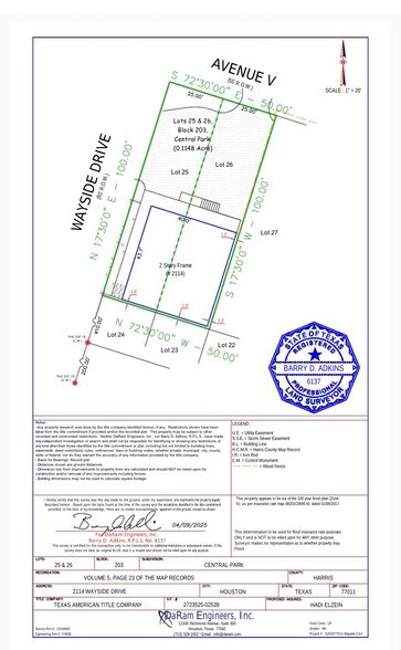 2114 Wayside Dr, Houston, TX à louer - Plan de site – Image 3 sur 3