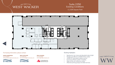 225 W Wacker Dr, Chicago, IL à louer Plan d’étage– Image 2 sur 2