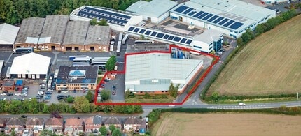 Kingsbury Rd, Curdworth, WAR - VUE AÉRIENNE vue de carte