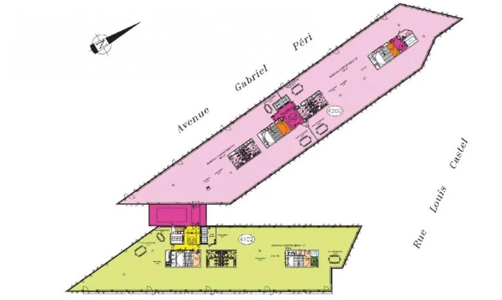 Local d’activités dans Gennevilliers à louer - Plan d’étage – Image 2 sur 5