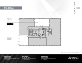 650 Town Center Dr, Costa Mesa, CA à louer Plan d’étage– Image 1 sur 1