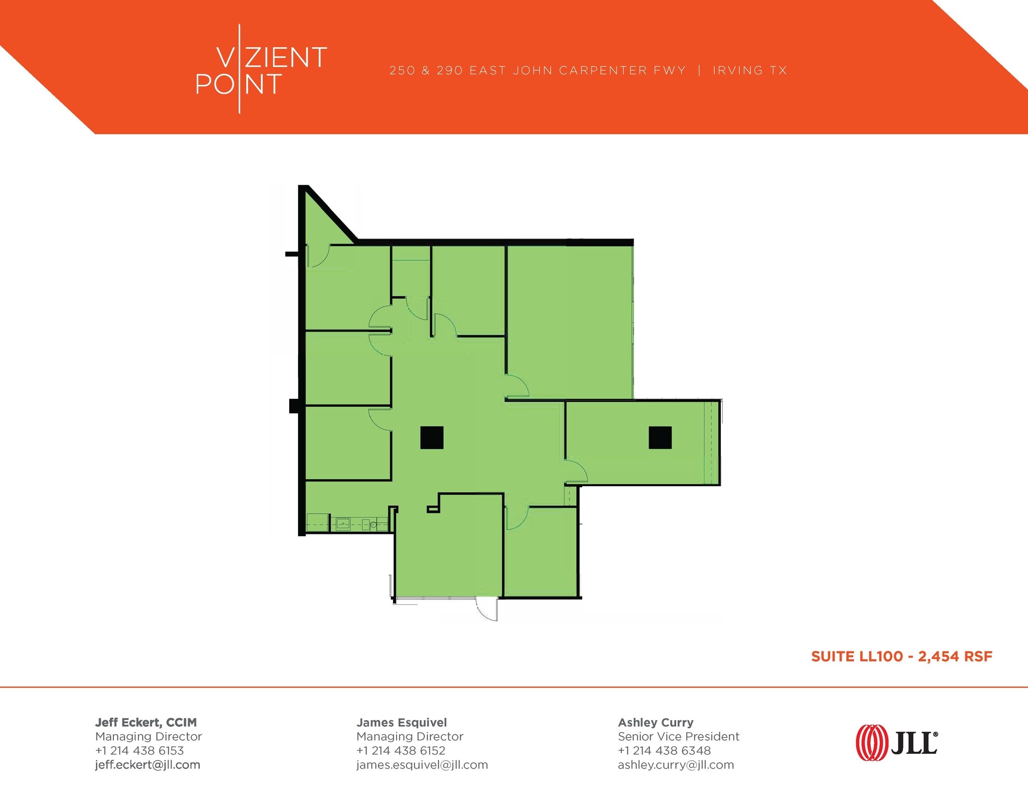 290 E John Carpenter Fwy, Irving, TX à louer Plan d’étage– Image 1 sur 1