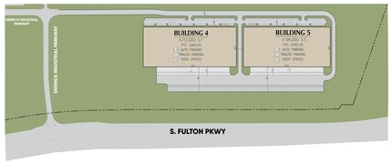 S Fulton Pky, Union City, GA à louer Plan de site– Image 2 sur 2