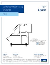 7880 San Felipe St, Houston, TX à louer Plan d’étage– Image 1 sur 1