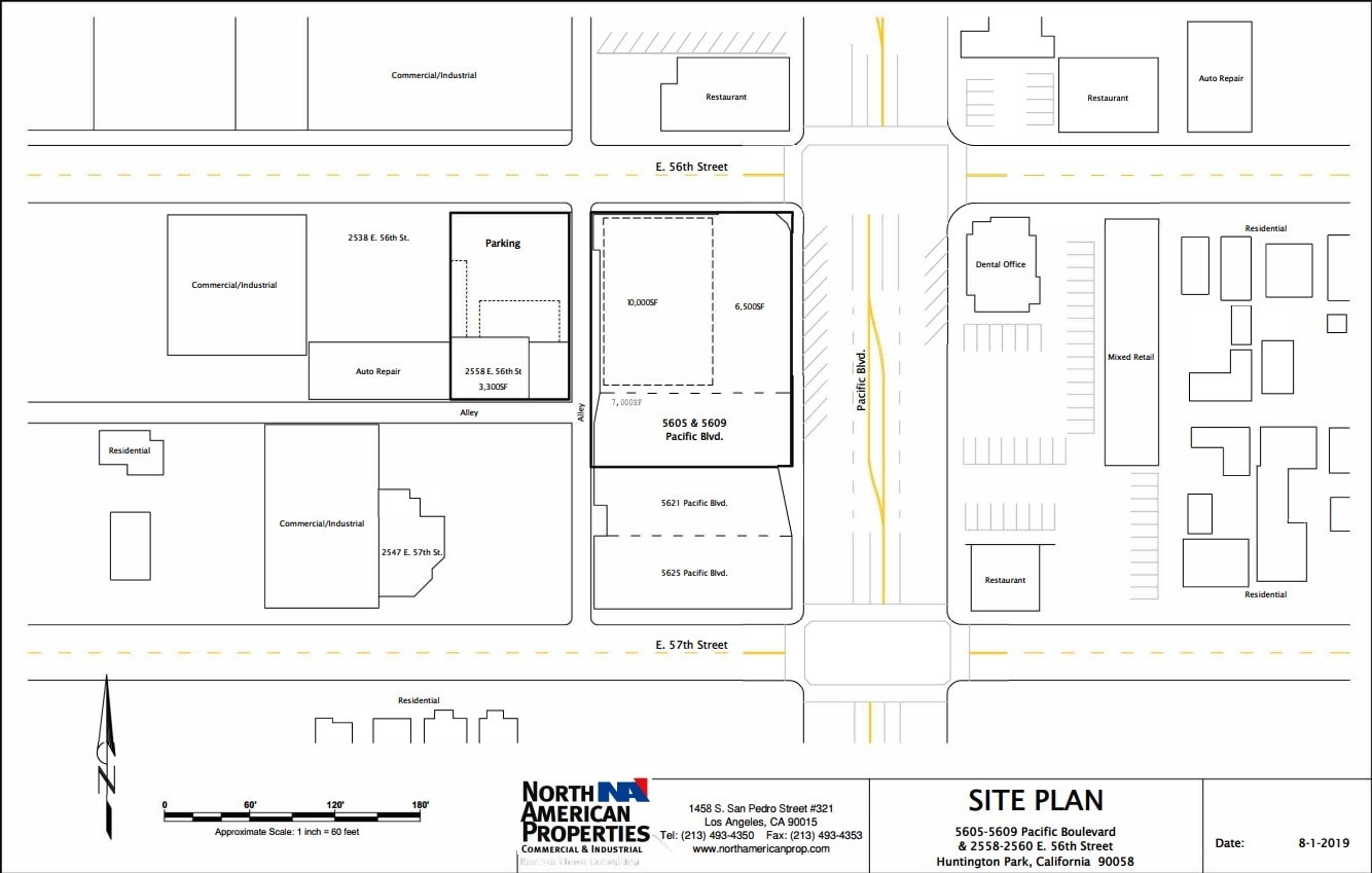 2560 E 56th St, Huntington Park, CA à louer Plan de site– Image 1 sur 1