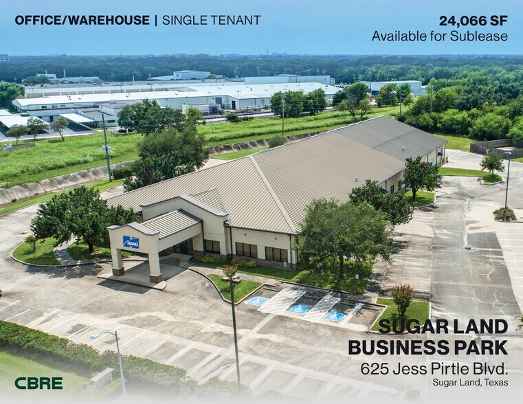 625 Industrial Blvd, Sugar Land, TX à louer - Photo de l’immeuble – Image 1 sur 3