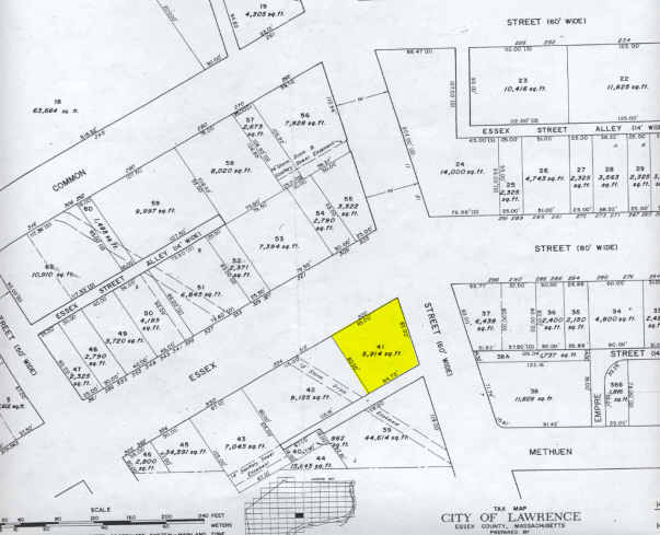 300 Essex St, Lawrence, MA à louer - Plan cadastral – Image 3 sur 11