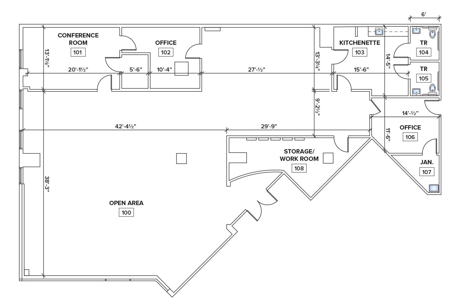 3219 Route 46, Parsippany, NJ à louer Plan d’étage– Image 1 sur 2