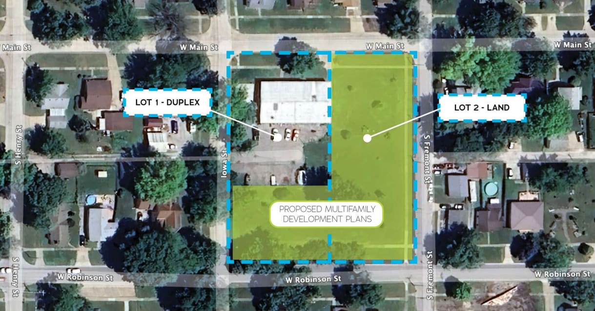 South Fremont Street, Knoxville, IA à vendre Aérien– Image 1 sur 2