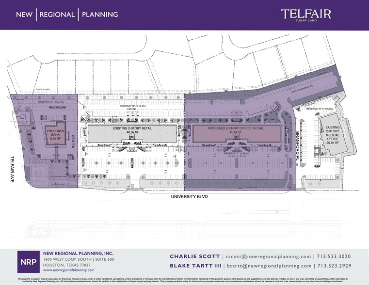 13016 University Blvd, Sugar Land, TX à louer - Plan de site – Image 3 sur 6
