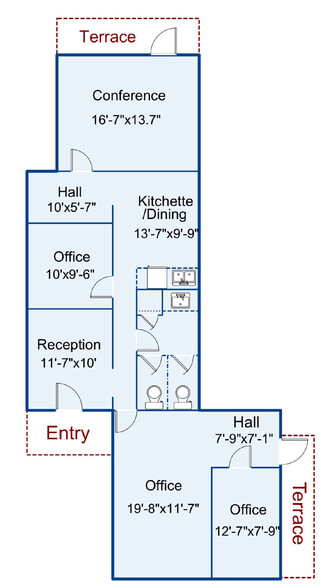 101 N McDowell St, Charlotte, NC à louer - Plan d’étage – Image 2 sur 20