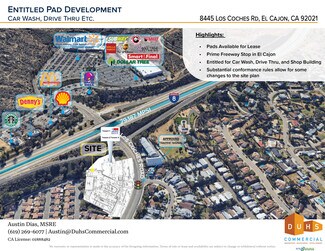 Plus de détails pour 8445 Los Coches Rd, El Cajon, CA - Terrain à louer