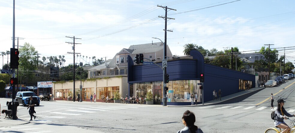 3828 W Sunset Blvd, Los Angeles, CA à louer - Photo de l’immeuble – Image 2 sur 11