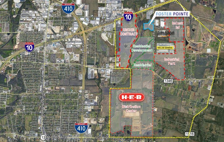 Foster Road, San Antonio, TX à vendre - Aérien – Image 2 sur 3