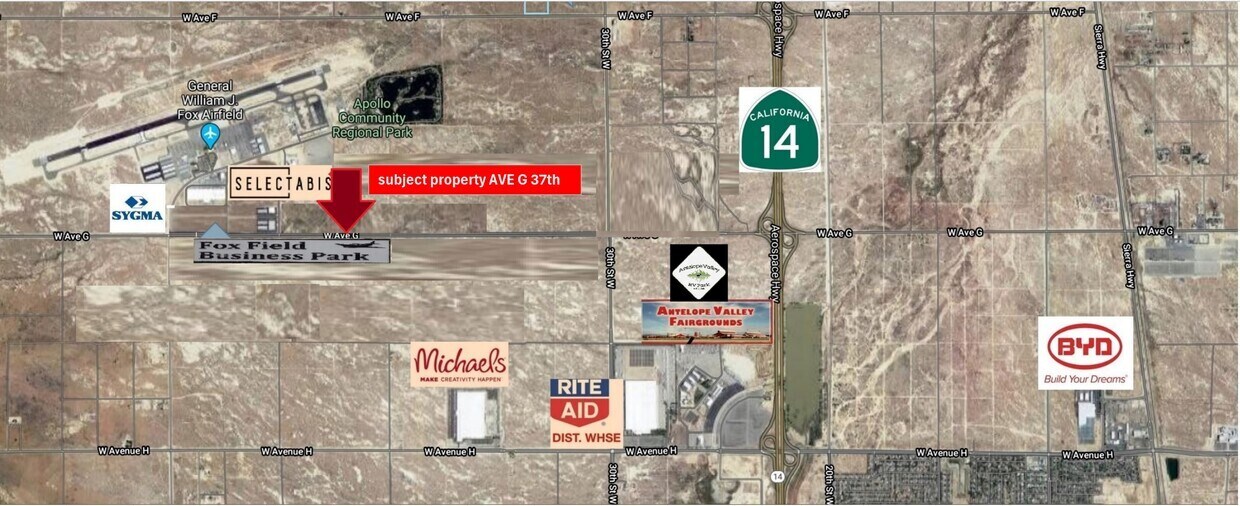 0 Avenue G & Great Western St, Lancaster, CA à vendre Photo de l’immeuble– Image 1 sur 9