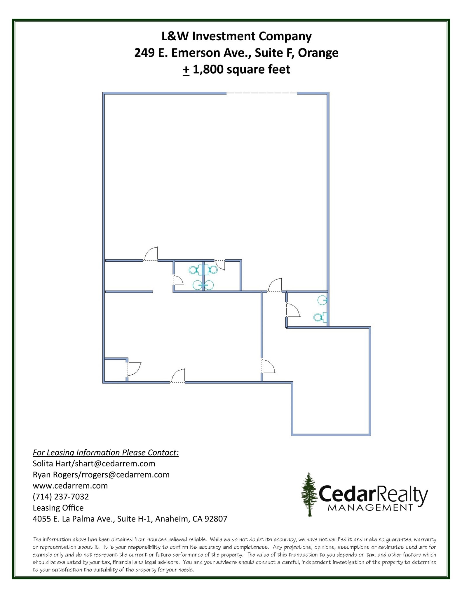 249 E Emerson Ave, Orange, CA à louer Plan de site– Image 1 sur 1