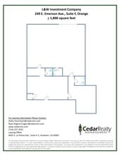 249 E Emerson Ave, Orange, CA à louer Plan de site– Image 1 sur 1