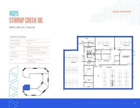 4016-4025 Stirrup Creek Dr, Durham, NC à louer Plan d’étage– Image 1 sur 1
