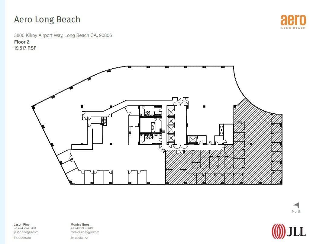 3900 Kilroy Airport Way, Long Beach, CA à louer Plan d’étage– Image 1 sur 1