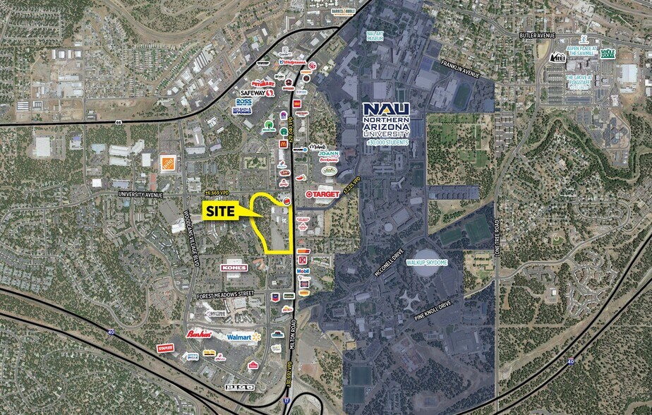 SWC Milton Rd & University Dr, Flagstaff, AZ à vendre - Photo de l’immeuble – Image 1 sur 2