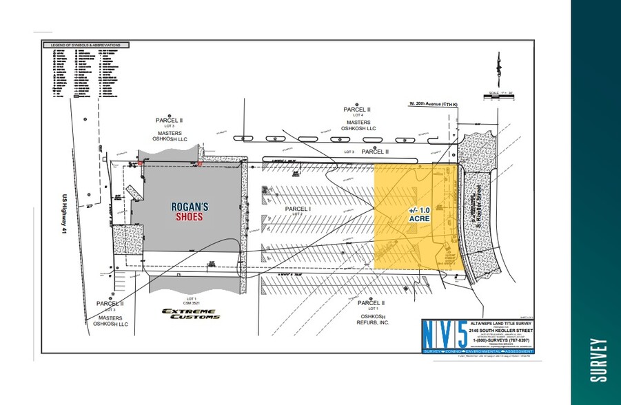 I-41 & WI-44, Oshkosh, WI à louer - Plan de site – Image 2 sur 2