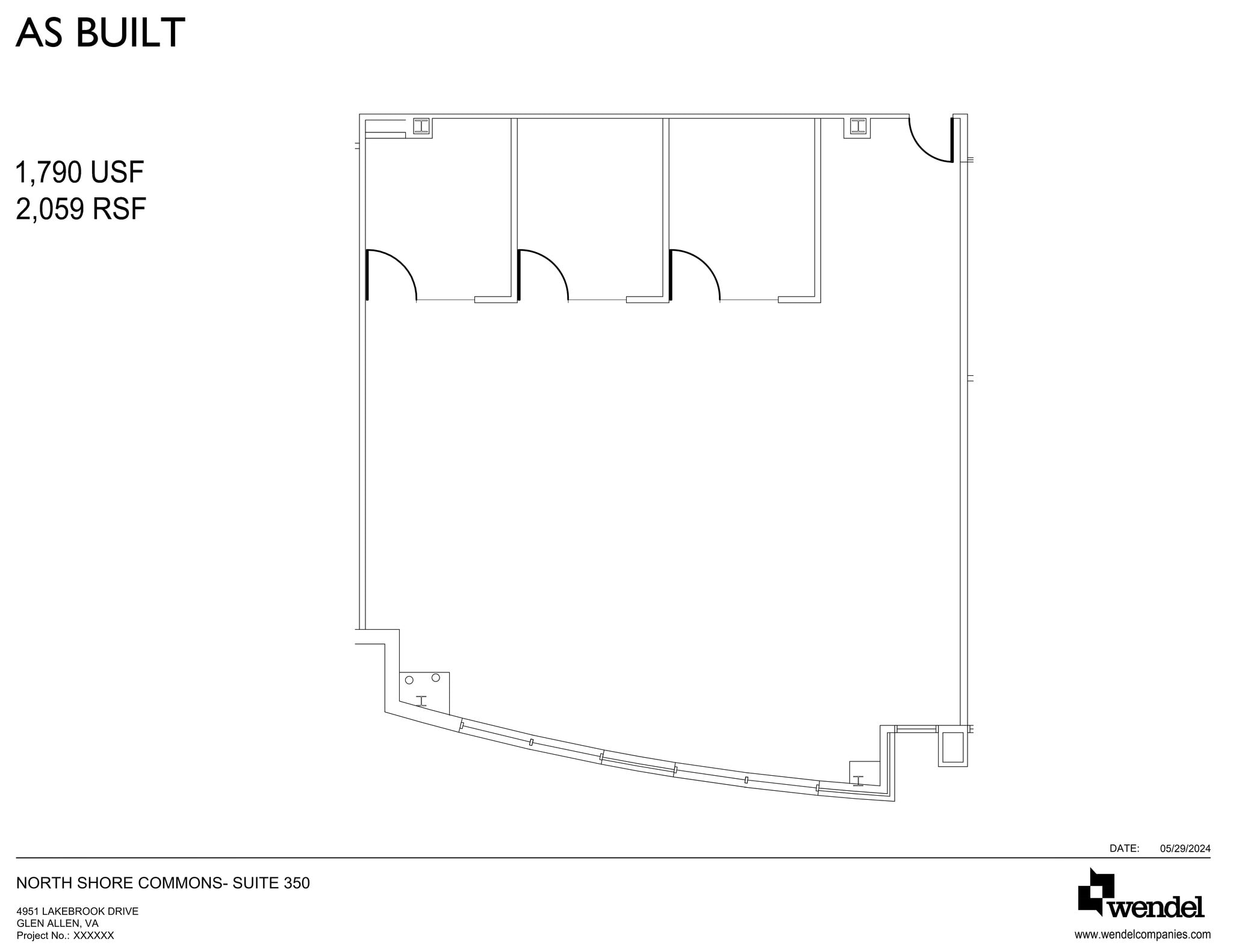 4951 Lake Brook Dr, Glen Allen, VA à louer Plan de site– Image 1 sur 1
