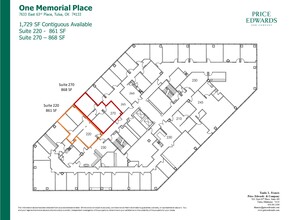 7633 E 63rd Pl, Tulsa, OK à louer Plan d’étage– Image 1 sur 1