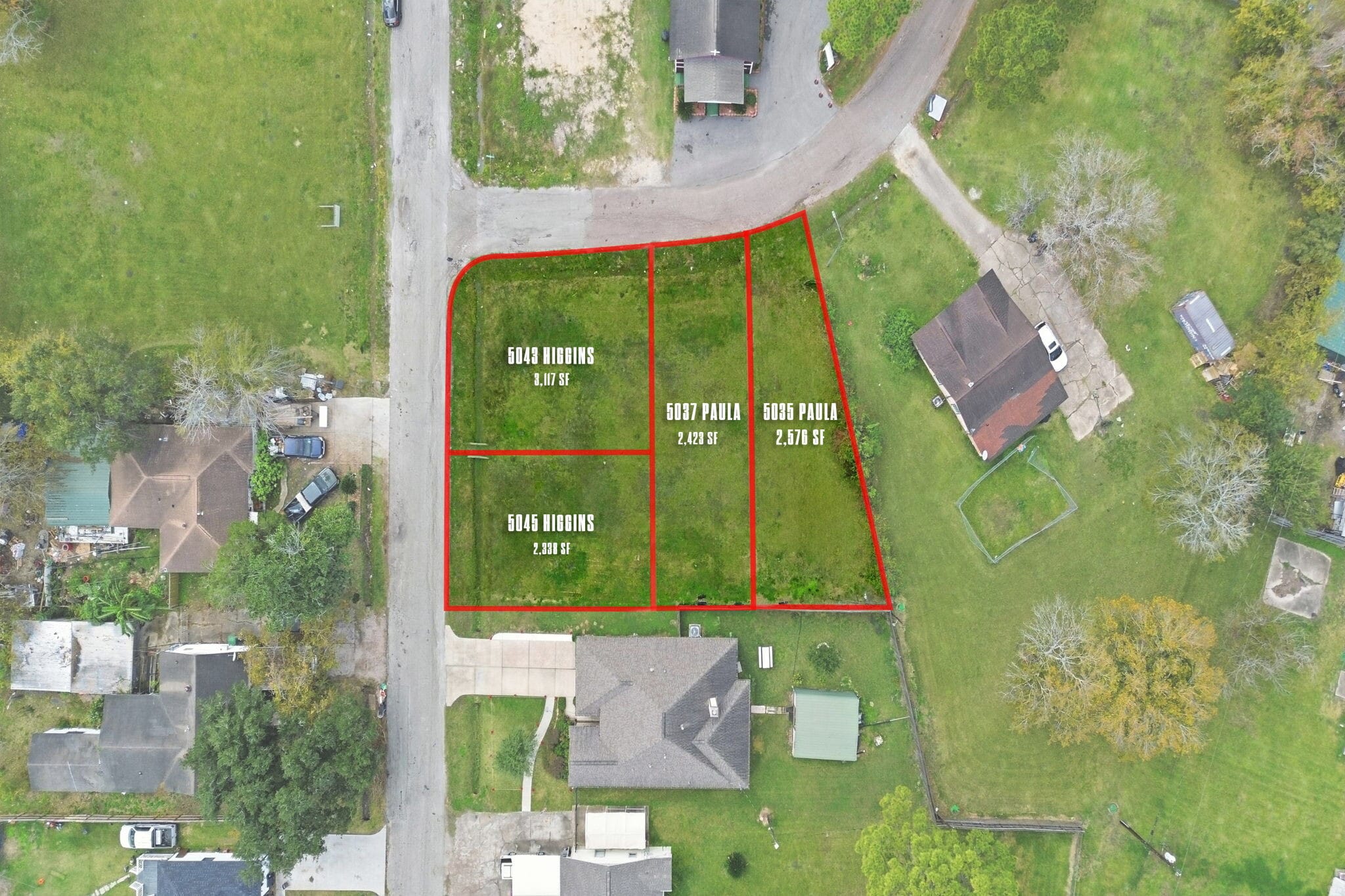 5043 5045 Higgins and 5035 5037 Paula Street st, Houston, TX à vendre Photo principale– Image 1 sur 39