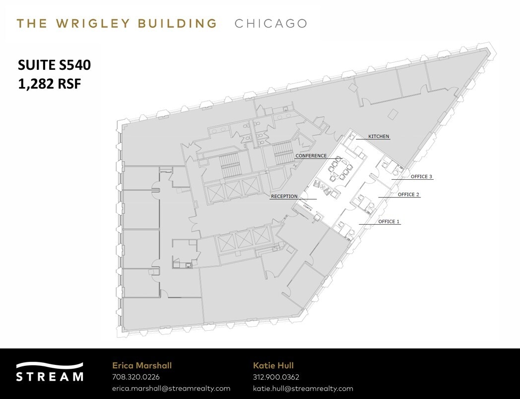 400 N Michigan Ave, Chicago, IL à louer Plan d’étage– Image 1 sur 1