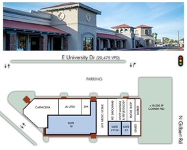 1933 E University Dr, Mesa, AZ à louer Plan de site– Image 1 sur 1