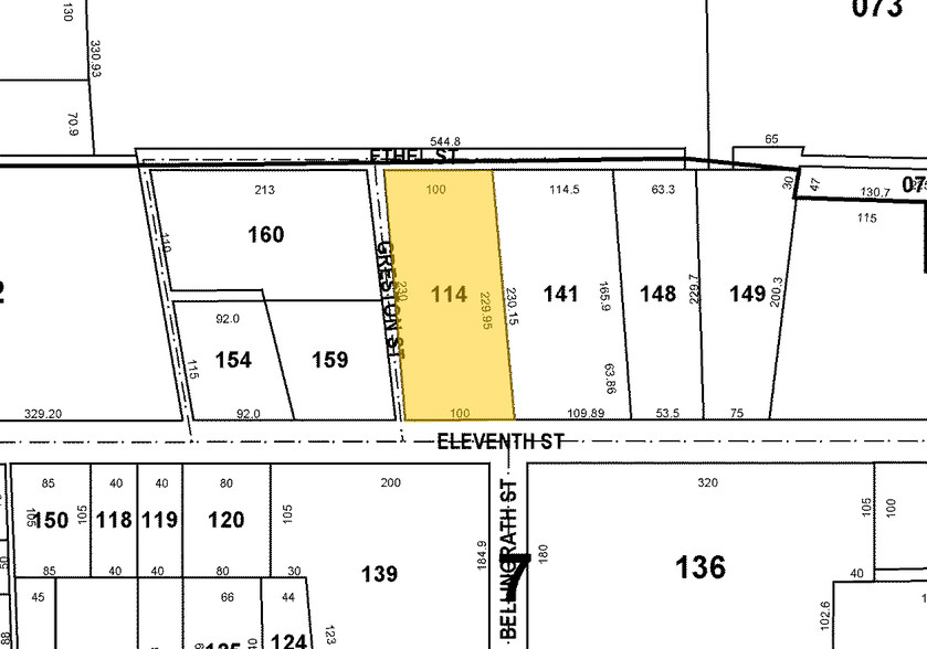 685 11th St NW, Atlanta, GA à louer - Plan cadastral – Image 2 sur 3