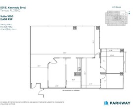 501 E Kennedy Blvd, Tampa, FL à louer Plan d’étage– Image 1 sur 1