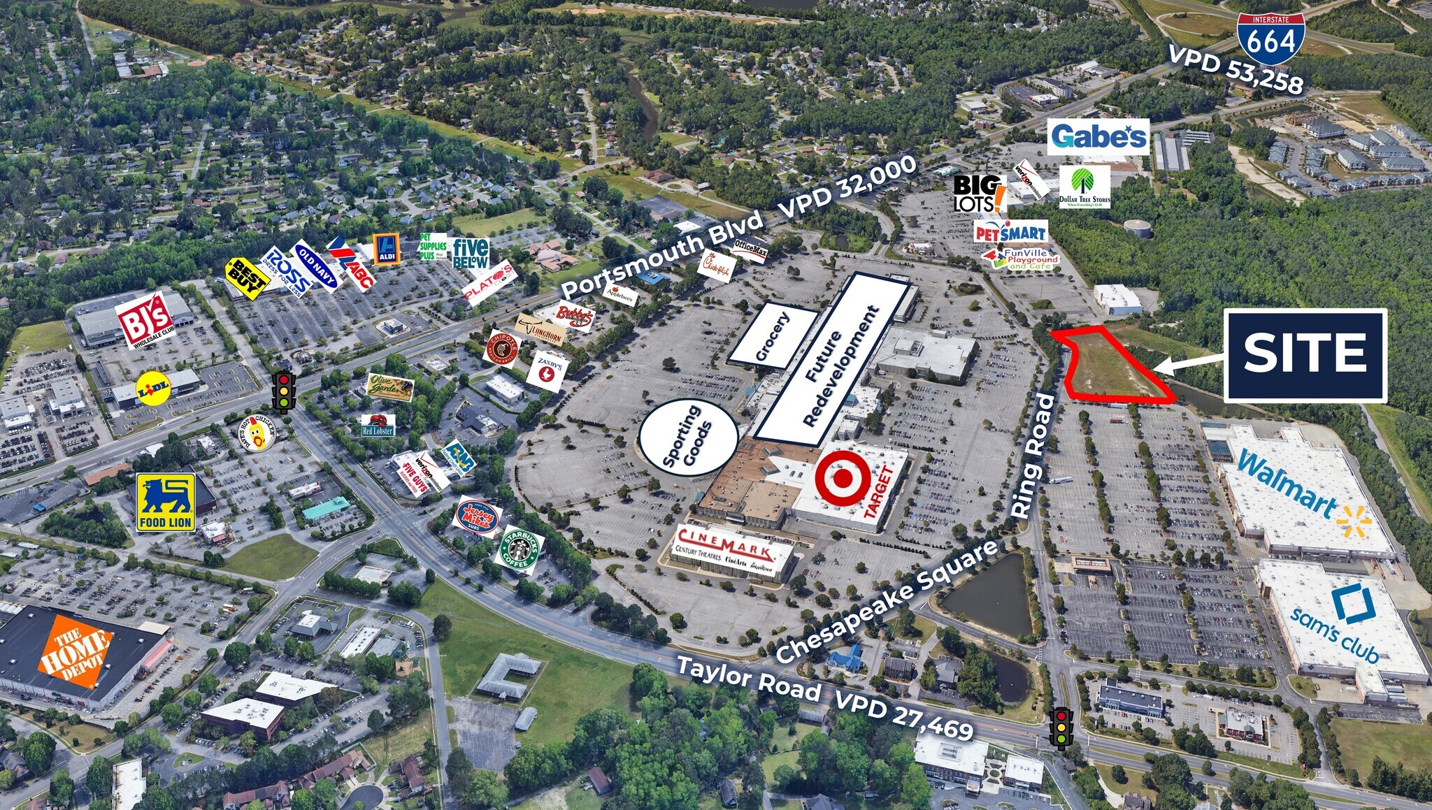 2448 Chesapeake Square Ring Rd, Chesapeake, VA à vendre Photo de l’immeuble– Image 1 sur 3