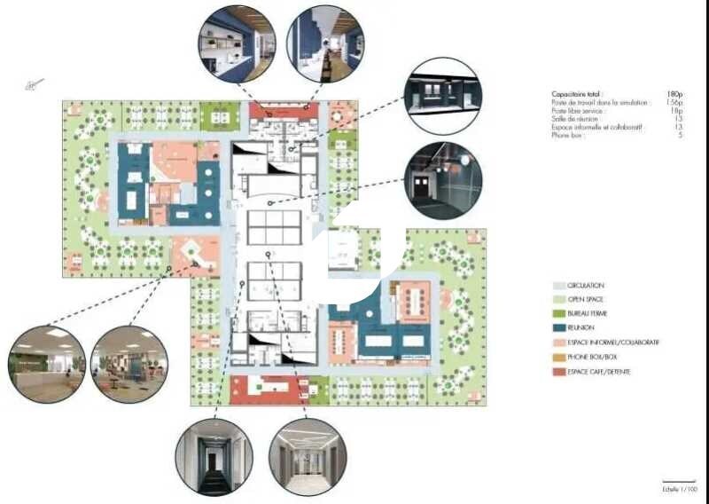 100-101 Terrasse Boieldieu, Puteaux à louer - Plan d’étage – Image 3 sur 10