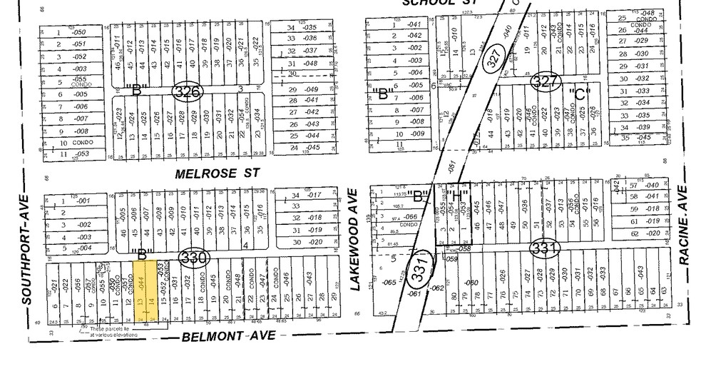 1342 W Belmont Ave, Chicago, IL à vendre - Plan cadastral – Image 2 sur 38