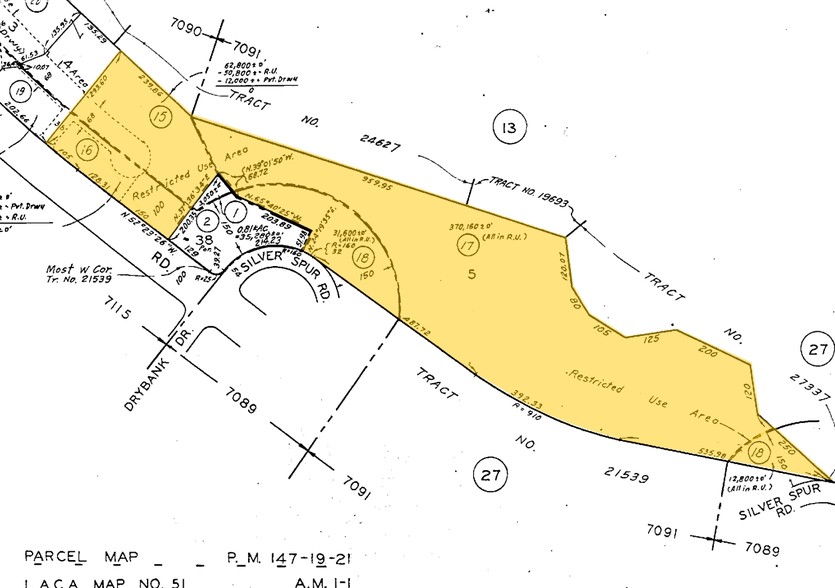 550 Silver Spur Rd, Rancho Palos Verdes, CA à louer - Plan cadastral – Image 3 sur 25