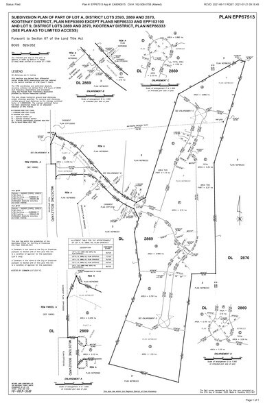 Wildstone Close N, Cranbrook, BC à vendre - Plan de site – Image 3 sur 3