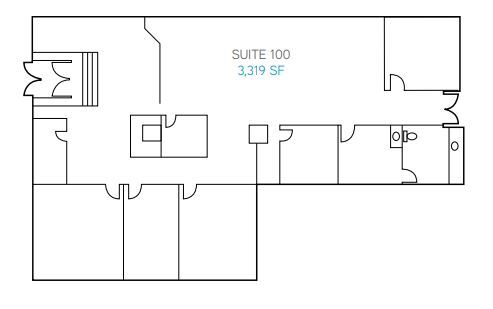 10025 Jasper Ave NW, Edmonton, AB à louer Plan d’étage– Image 1 sur 1