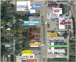 820-912 S Wood Dr, Okmulgee, OK - Vue aérienne  vue de carte